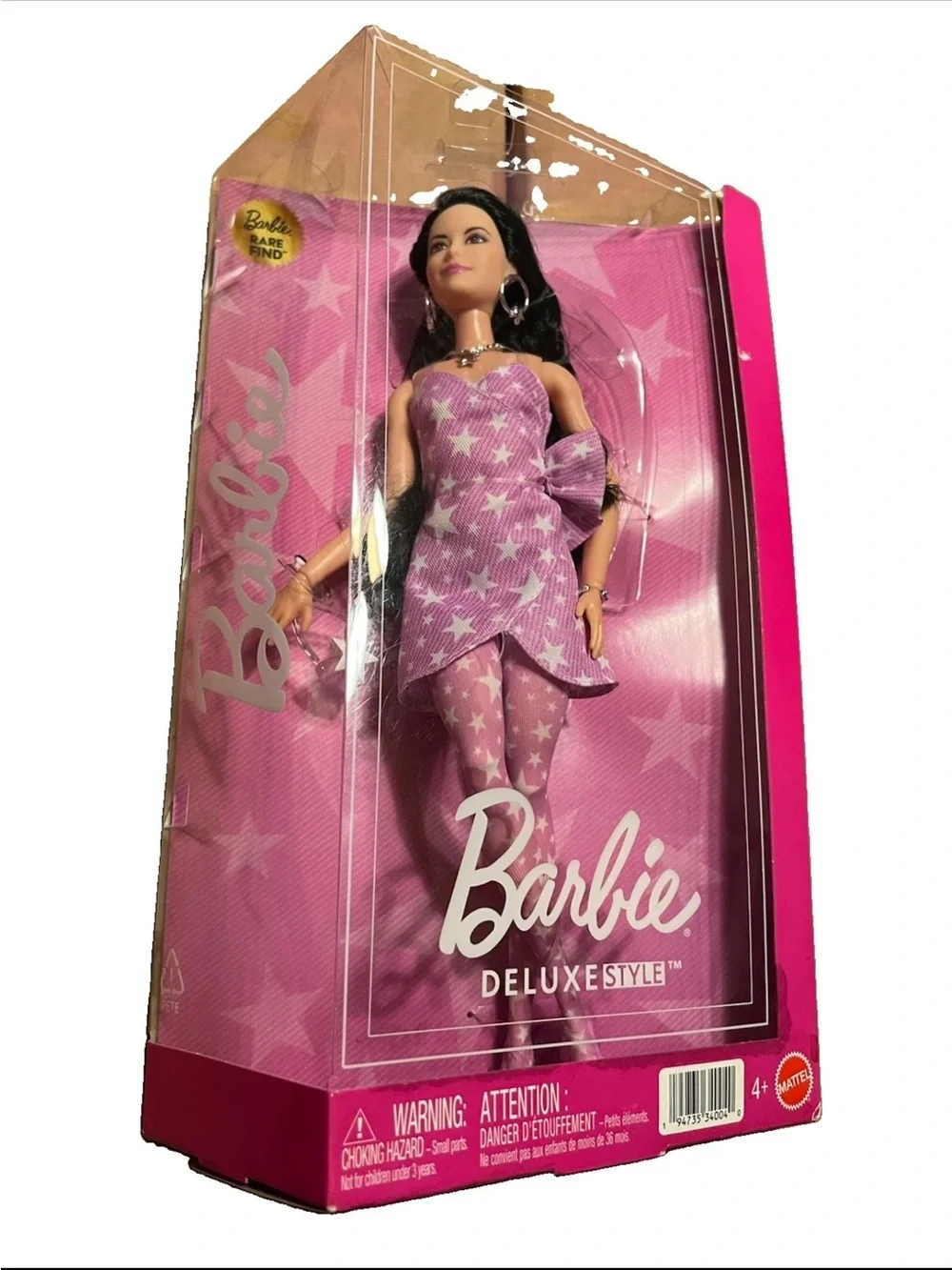 Mattel Barbie Pink Star-Print Fashion Doll